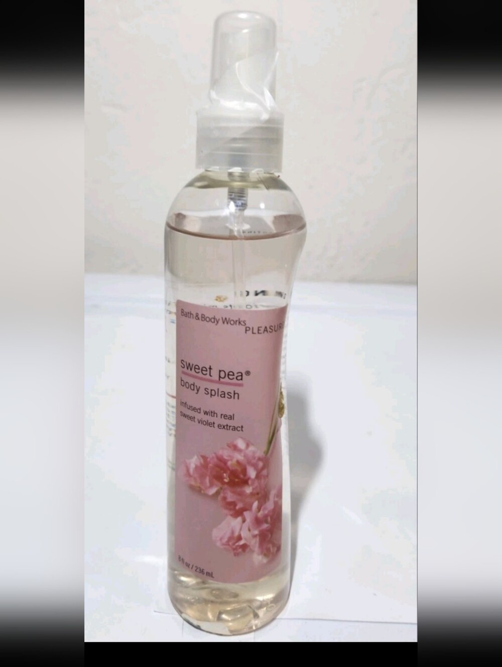 Bath & Body Works Pleasures Sweet Pea Body Splash Original Formula